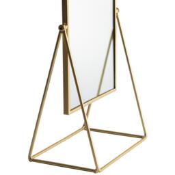 22 x 39cm Rectangle Makeup Mirror - Gold / 1 - thumbnail 5