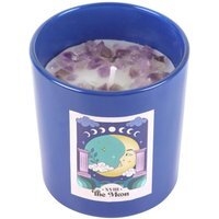 Quartz Crystal Chip Jar Candle - Violet - thumbnail 1