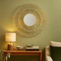Petillo Octagonal Wall Mirror - Brown
