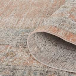 Maia Washable Low Pile Non Slip Traditional Floral Area Rug Living Room Hallway - Coral / 300cm - thumbnail 4
