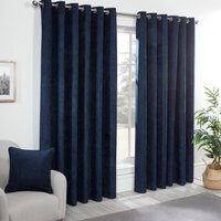 Alden Thermal Curtains - Navy / 183cm / 168cm - thumbnail 1
