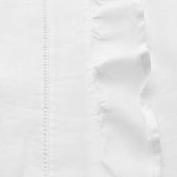 Luxury Linen Stonewash Duvet Cover and pillowcase Set - White / Double - thumbnail 2