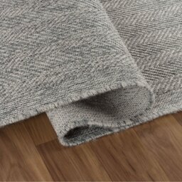 Modern Herringbone Design Outdoor-Indoor Waterproof Rugs - Silver / 50x80 cm Rectangle - thumbnail 2
