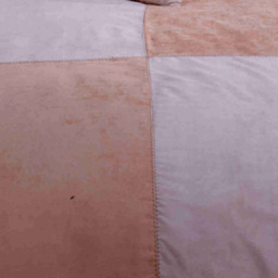 Single Bed Suede Panel Natural Duvet Cover and Pillowcase Set - Natural - thumbnail 2