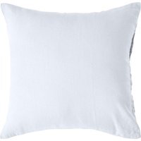 Homescapes Linen Pillowcase, Housewife Style - White / 40cm