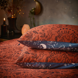 Witchy Vibes Reversible Duvet Cover Set - Rust / Double - thumbnail 2