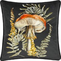 Kielder Forest Hatfield Printed Cushion - Black / 80 Feather 20 Polyester - image 1