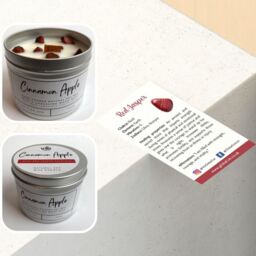 Aluminium Tin Candle - White / Cinnamon Apple - thumbnail 5