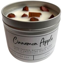 Aluminium Tin Candle - White / Cinnamon Apple - thumbnail 3