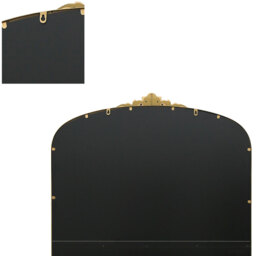 The Crown Metal Arched Framed Leaner Wall Mirror - Gold - thumbnail 5