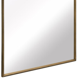 The Crown Metal Arched Framed Leaner Wall Mirror - Gold - thumbnail 4