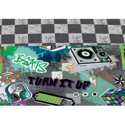 Graffiti DJ Duvet Set - thumbnail 3
