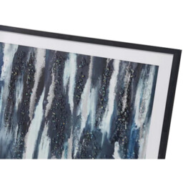 Dark Blue Jewelled Framed Art - Dark Blue - thumbnail 4