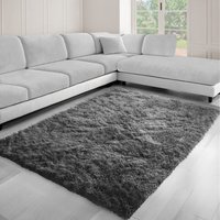 Thick Soft Shaggy Plain High Pile Dream Area Rug - Charcoal / 80x150 - image 1