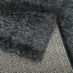 Thick Soft Shaggy Plain High Pile Dream Area Rug - Charcoal / 80x150 - thumbnail 2