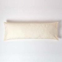 200 Thread Count Egyptian Cotton Body Size Pillowcase - Cream