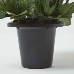 Homescapes Set of 2 Daisy  Daffodil Artificial Flowers in Grave Pot - Multi-Coloured - thumbnail 4
