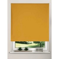 Thermal Blackout Roller Blinds - Ochre / 150cm
