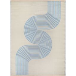 Urban Collection Wave Outdoor Rug - Blue / 180 x 270 cm Rectangle - thumbnail 3