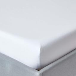 200 Thread Count Egyptian Cotton Fitted Sheet - White / Single - thumbnail 4
