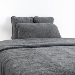 Merino Wool Quilt - Grey / Single - thumbnail 3