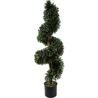 Spiral Buxus Artificial Tree UV Resistant Outdoor Topiary - Buxus Spiral UV
