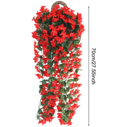 Decorative Artificial Hanging Violet - Red - thumbnail 4
