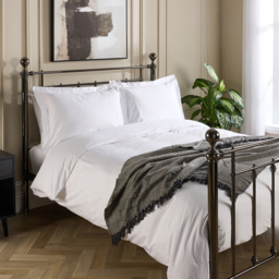 5 Star Duvet Cover Set Hotel Pure Luxury  - White / Superking - thumbnail 4