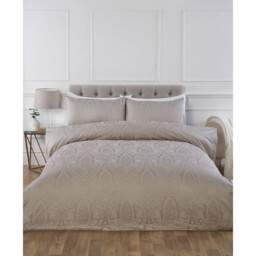 Penelope Jacquard Duvet Set - Champagne / Double - thumbnail 2