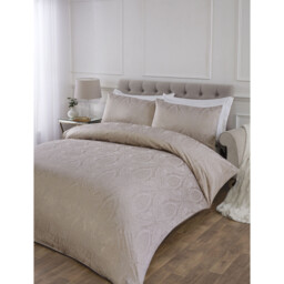 Penelope Jacquard Duvet Set - Champagne / Double - thumbnail 3