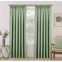 Dusk Blackout Thermal Curtains - Green / 137cm / 168cm - image 1