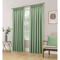 Dusk Blackout Thermal Curtains - Green / 137cm / 168cm - thumbnail 3