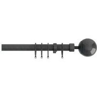 Finesse Extendable Curtain Pole - Gun Metal / 170cm