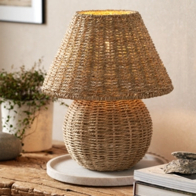 Burford Table Lamp, Natural, One Size