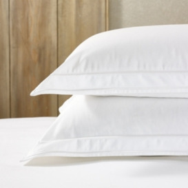 Luxury Highbury Oxford Pillowcase in White for Super King Bed