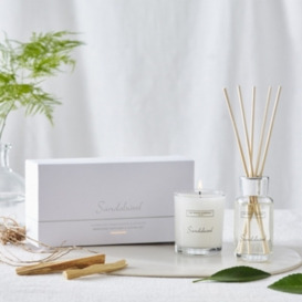Sandalwood Mini Diffuser & Votive Set, No Colour, One Size - thumbnail 2