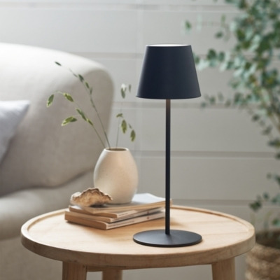 Menton Portable Table Lamp in Black - Cordless Design - image 1