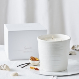 Seychelles Ceramic Indulgence Candle - crafted Aromatic and Soothing Candle - thumbnail 1