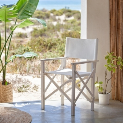 Scott Director’s Chair, White, One Size