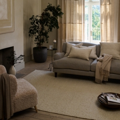 Buy Chalk Pembury Wool Rug - Soft and Cosy | Free Delivery - image 1