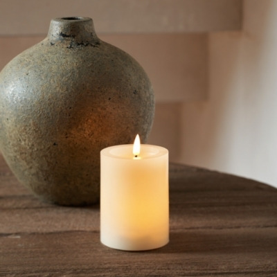 The White Company Glow LED Candle - Small, Natural, Size: One Size - image 1