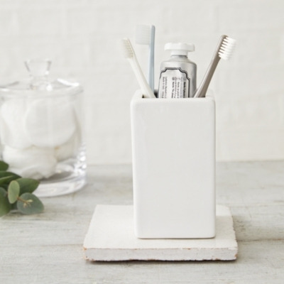 Newcombe Ceramic Toothbrush Holder - Stylish Bathroom Storage - image 1