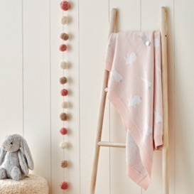 Soft Bunny Baby Blanket in Pink | Perfect for Your Little One's Bedroom - thumbnail 1