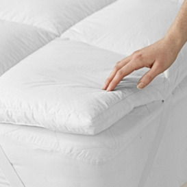 Luxury Duck Feather and Down Mattress Topper - Super King Size