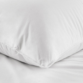 Comfortable Duck Feather and Down Pillow - Medium, White - thumbnail 2
