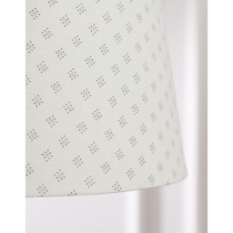 The White Company Brittany Tapered Ceiling Shade, White/Grey, Size: One Size - thumbnail 2