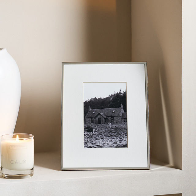 "The White Company ""Fine Silver Photo Frame - 4x6\"", Silver, Size: One Size""" - image 1
