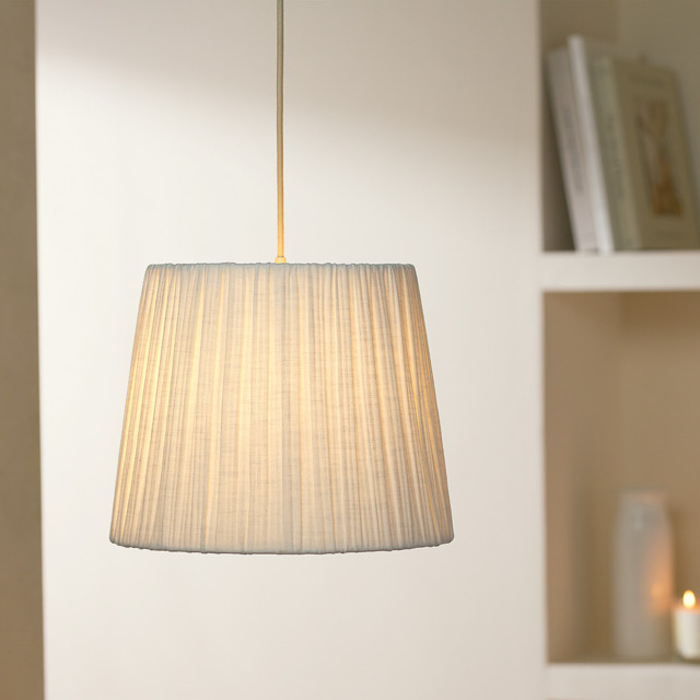 The White Company Addison Tapered Ceiling Shade, White, Size: One Size - image 1