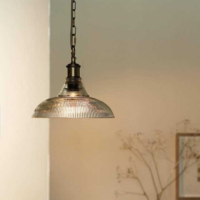 The White Company Thornbury Pendant Ceiling Light, Clear, Size: One Size - image 1