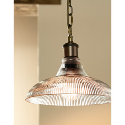 The White Company Thornbury Pendant Ceiling Light, Clear, Size: One Size - thumbnail 2